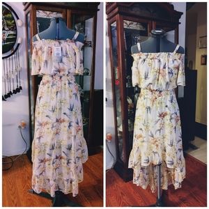 Lilly Rose NEW W TAGS hugh low off shoulder dress